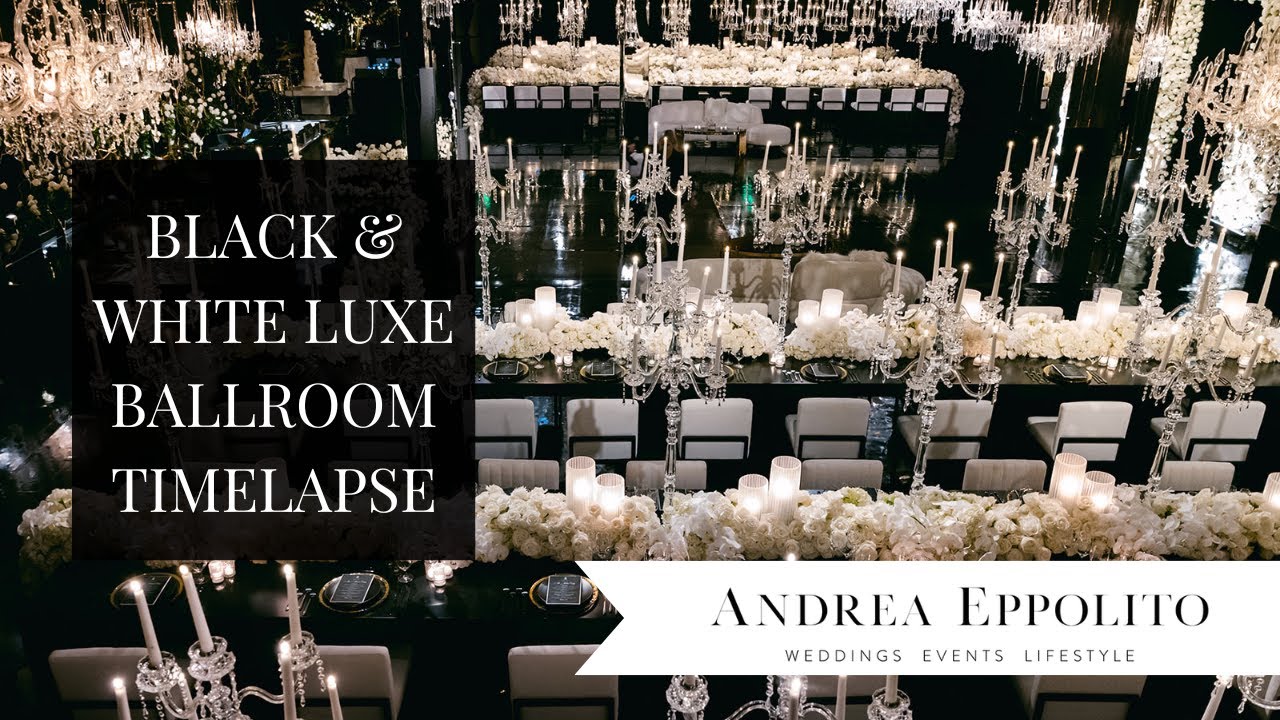 Behind the Scenes Timelapse of a Black and White Luxury Wedding at Ritz Carlton Lake Tahoe