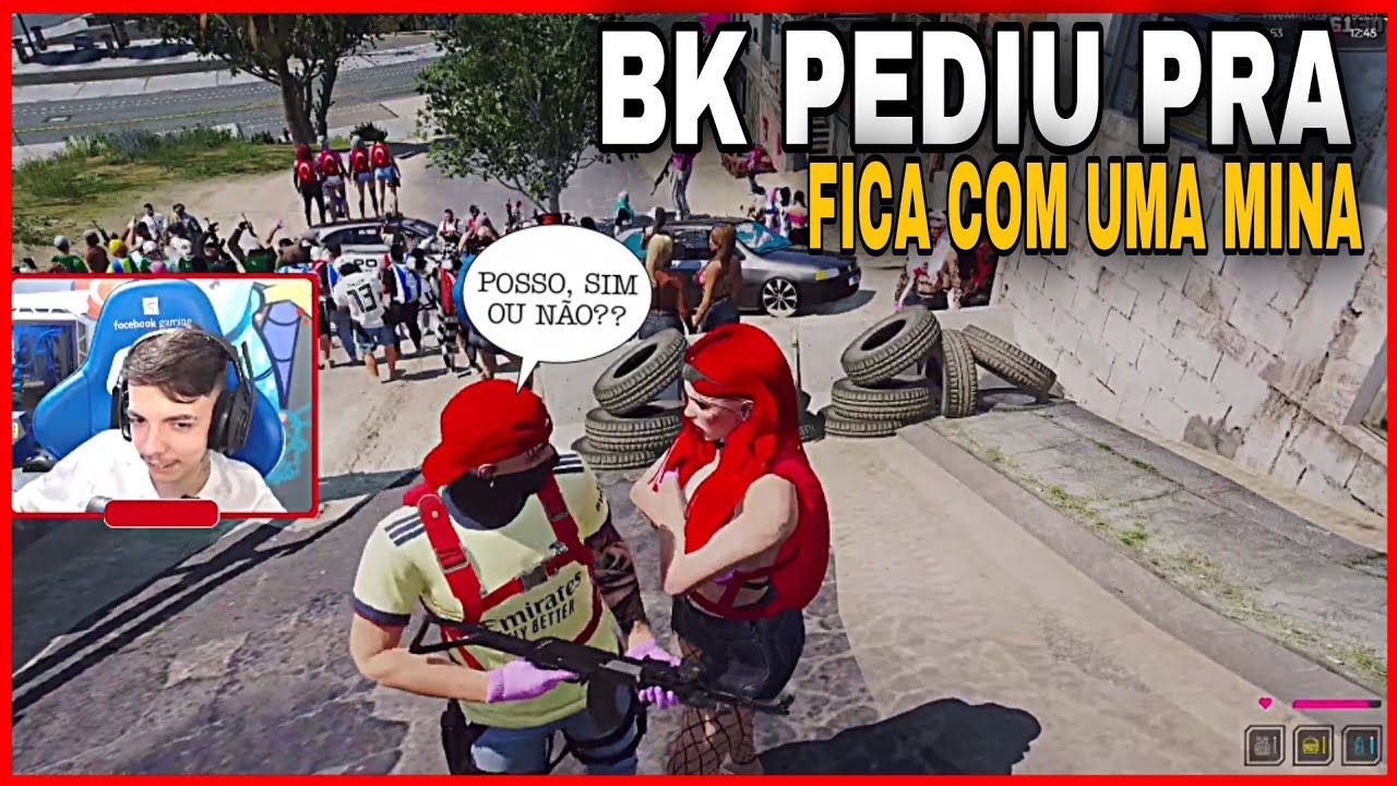 BK PEDIU PRA ITÁLIA PRA FICA COM UMA MINA NO BAILÃO | GTA RP