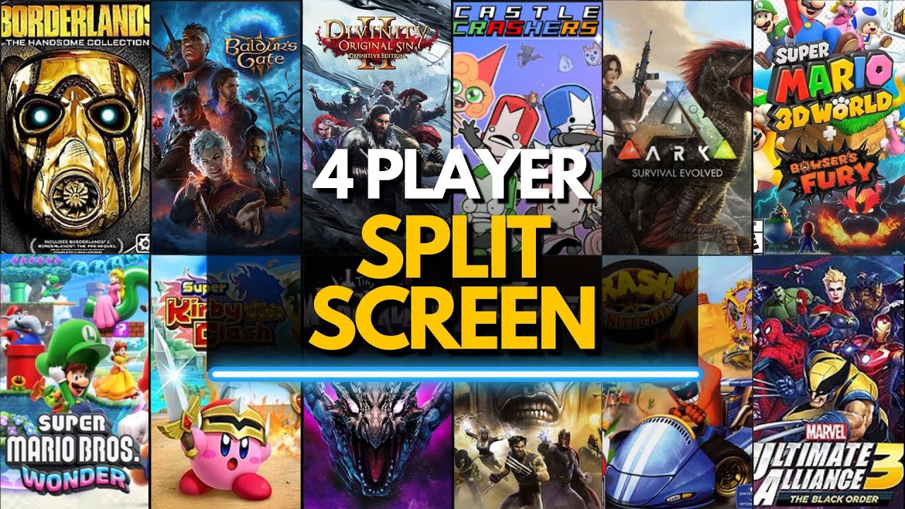 ТОП 70 ЛУЧШИХ SPLITSCREEN ИГР НА 4 ИГРОКА ДЛЯ ИГРЫ С ДРУЗЬЯМИ
