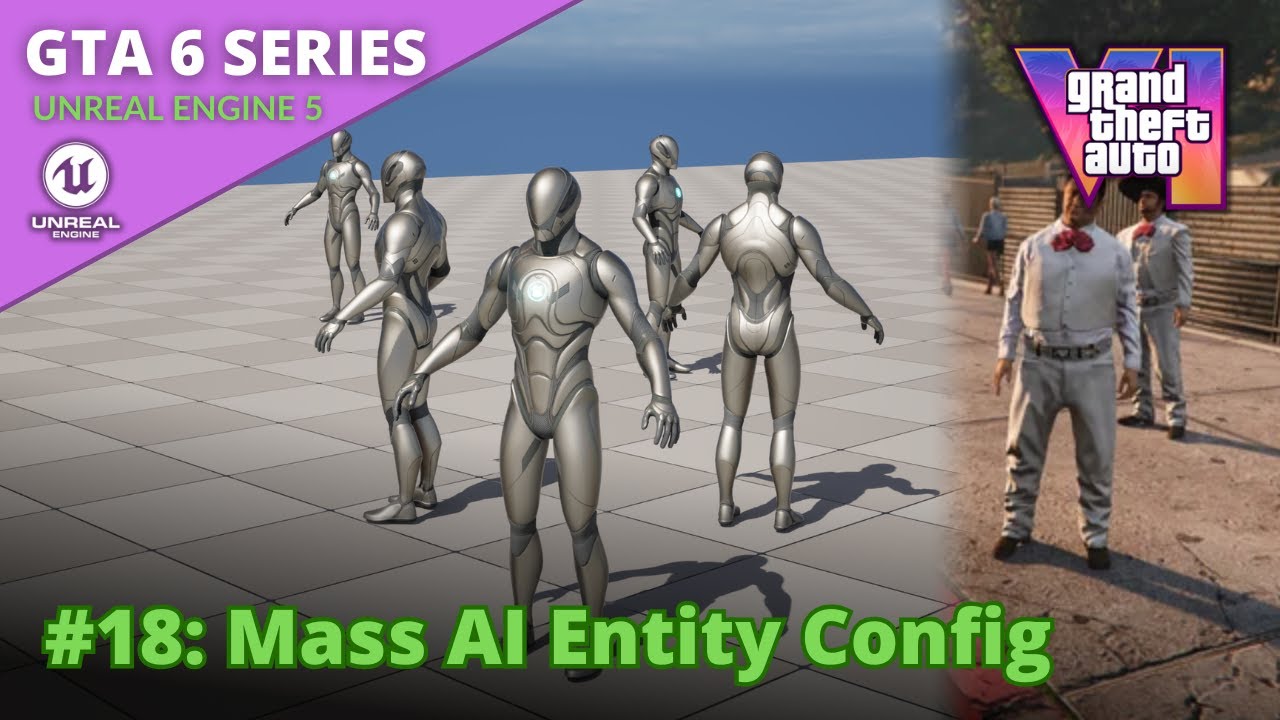Unreal Engine 5 GTA 6 Tutorial Series - #18: Mass AI Entity Configuration