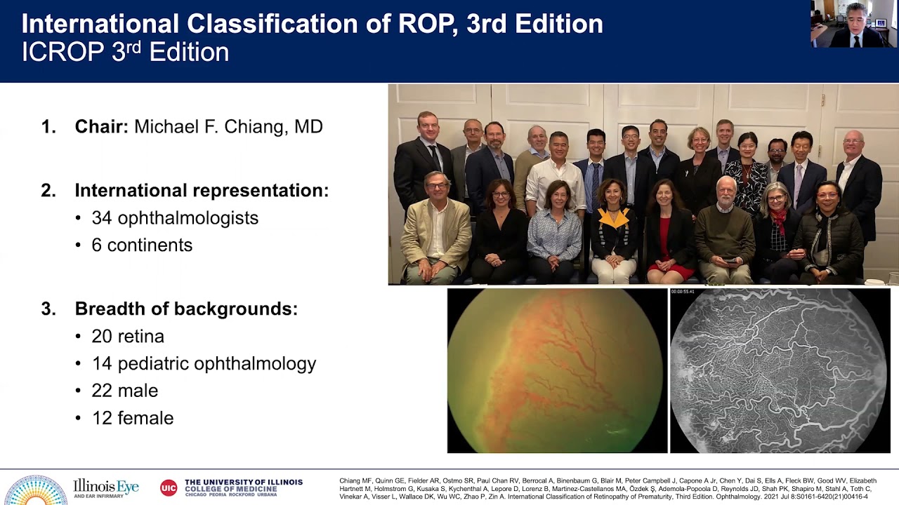 Lecture: International Classification of ROP or ICROP (3rd Edition)