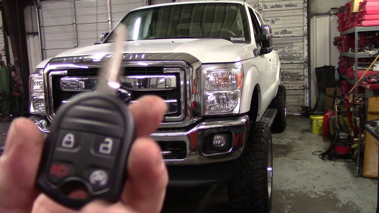 2015 Ford Super Duty remote start install