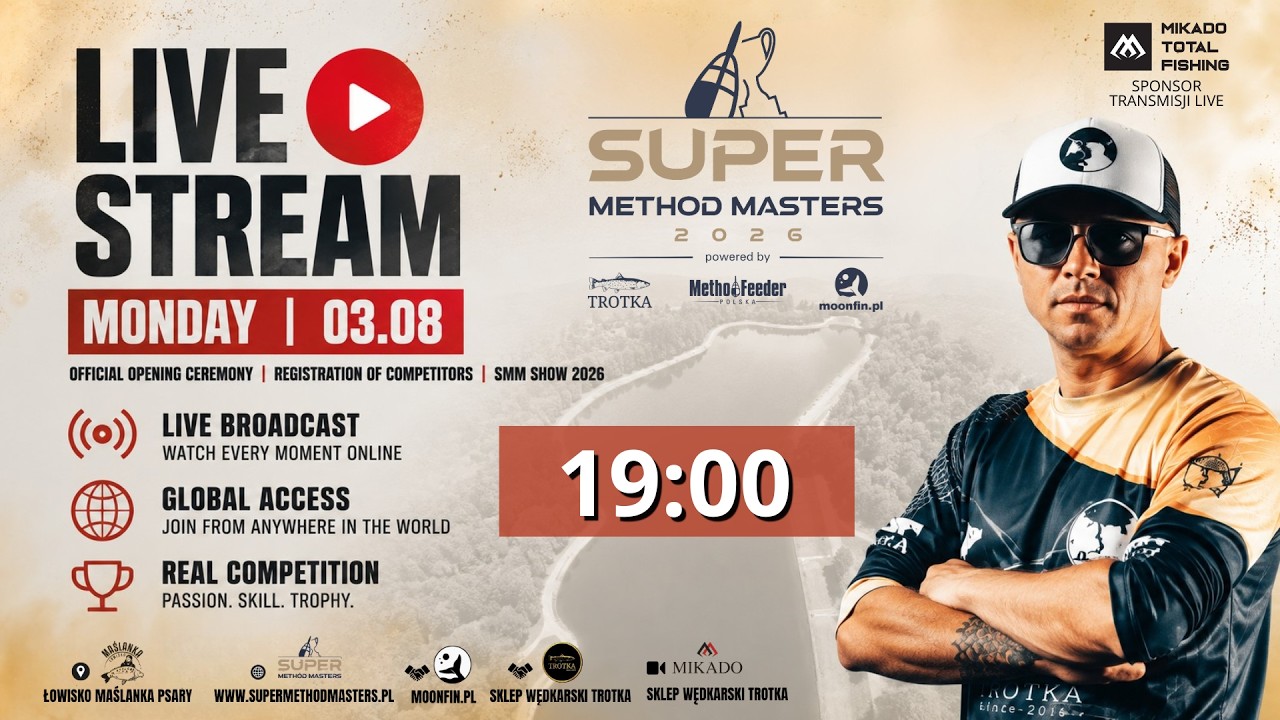 🎣 SUPER MASTERS WEEK 2026 | OFICJALNA TRANSMISJA NA ŻYWO | PONIEDZIAŁEK &ndash; CEREMONIA OTWARCIA
