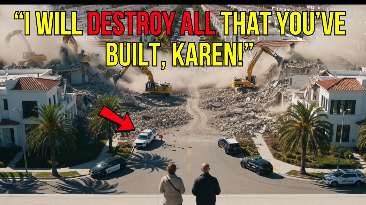 HOA Karen Built 58 Houses on My Land — Too Bad I Own a Demolition Company!