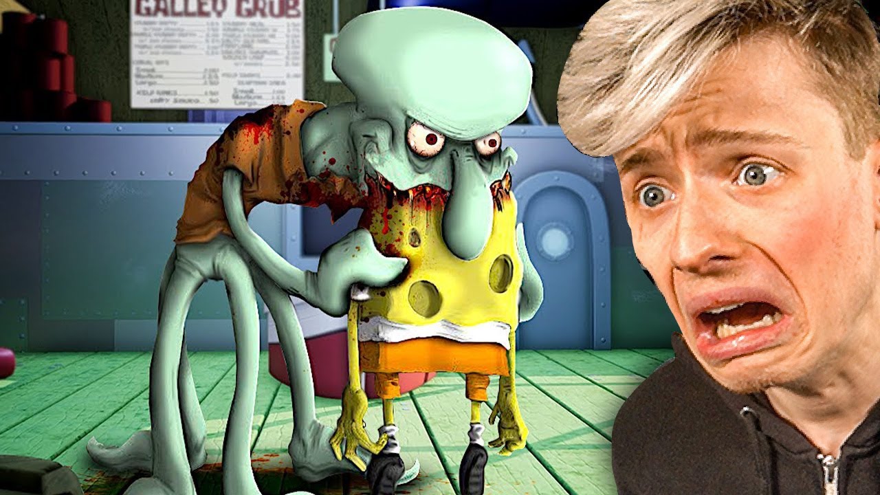 VOLEVO SALVARE SPONGEBOB DA SQUIDDY, MA L'HA MANGIATO! - Sinister Squidward