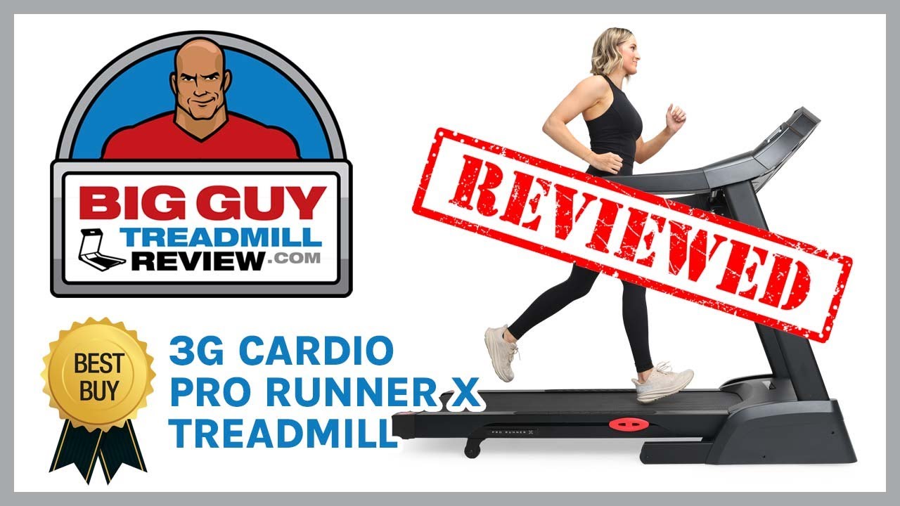 Обзор беговой дорожки 3G Cardio Pro Runner X от BigGuyTreadmillReview.com