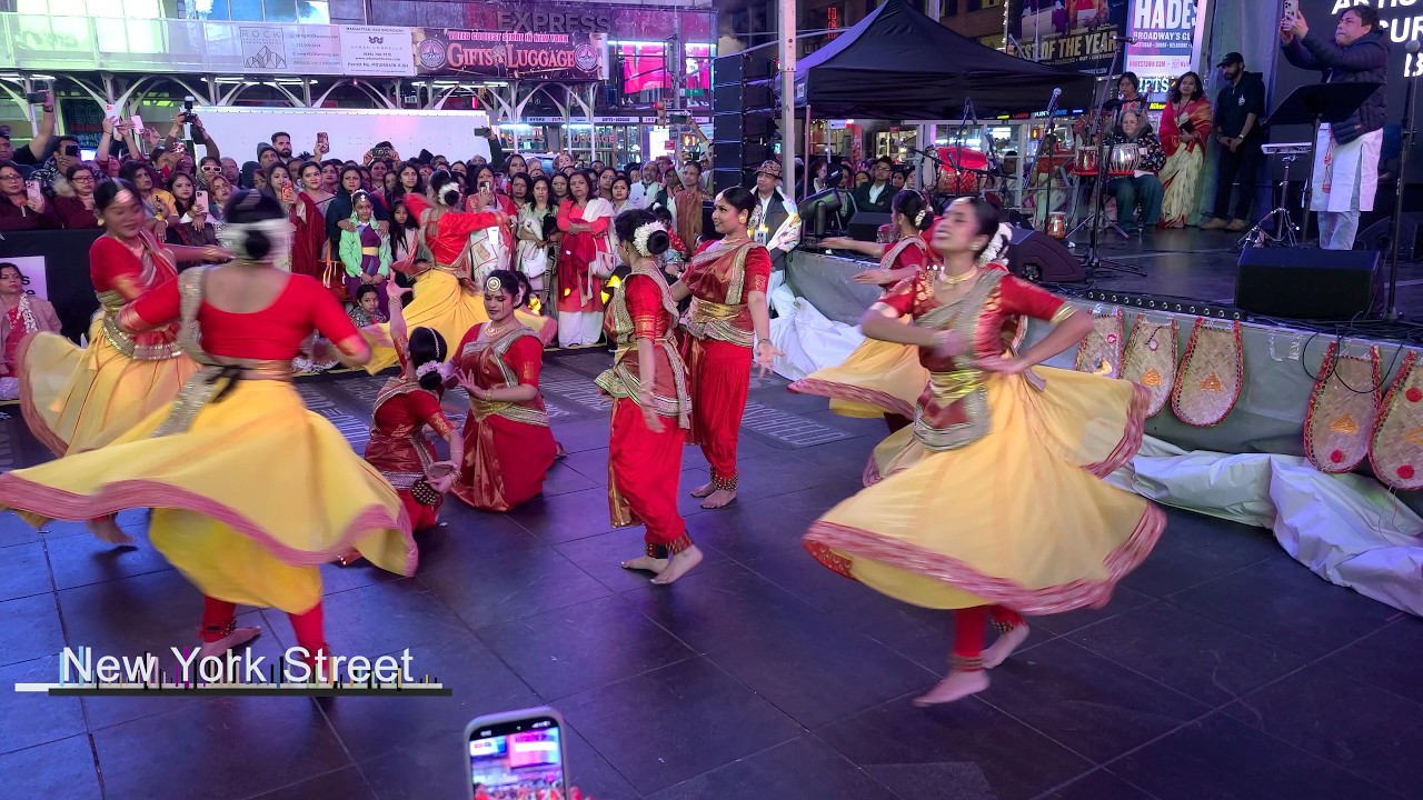 Bengali New Year Pohela Boishakh  Celebration at Times Square NYC April 11 2026 (Part 2 of 2 )