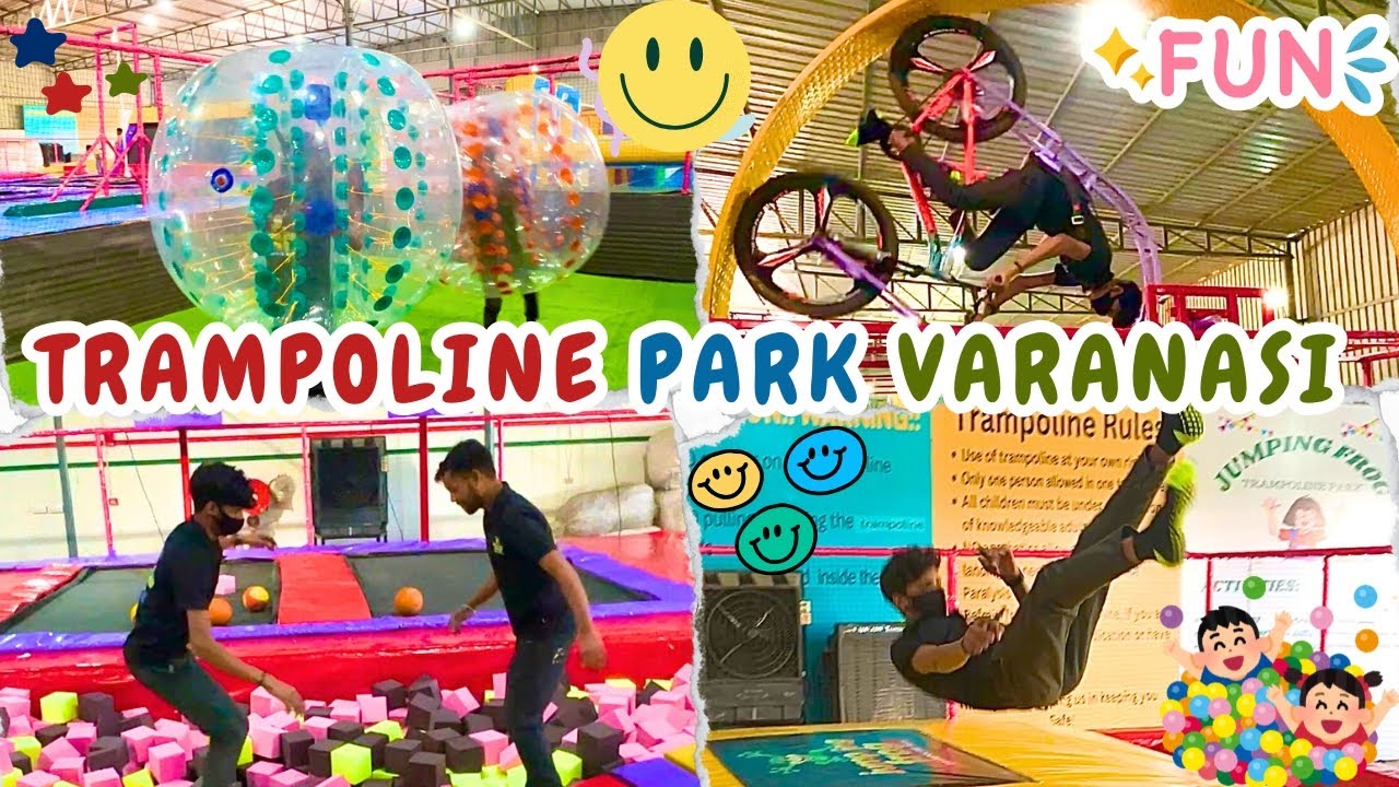 Jumping Frog Trampoline Park Varanasi🌟 Ultimate Fun Alert: Inside Varanasi's Coolest Trampoline Park
