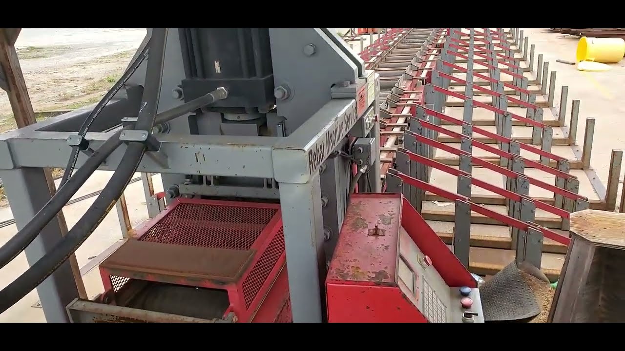 2017 RMS 611 Rebar Shear W/ Conveyor Sorter