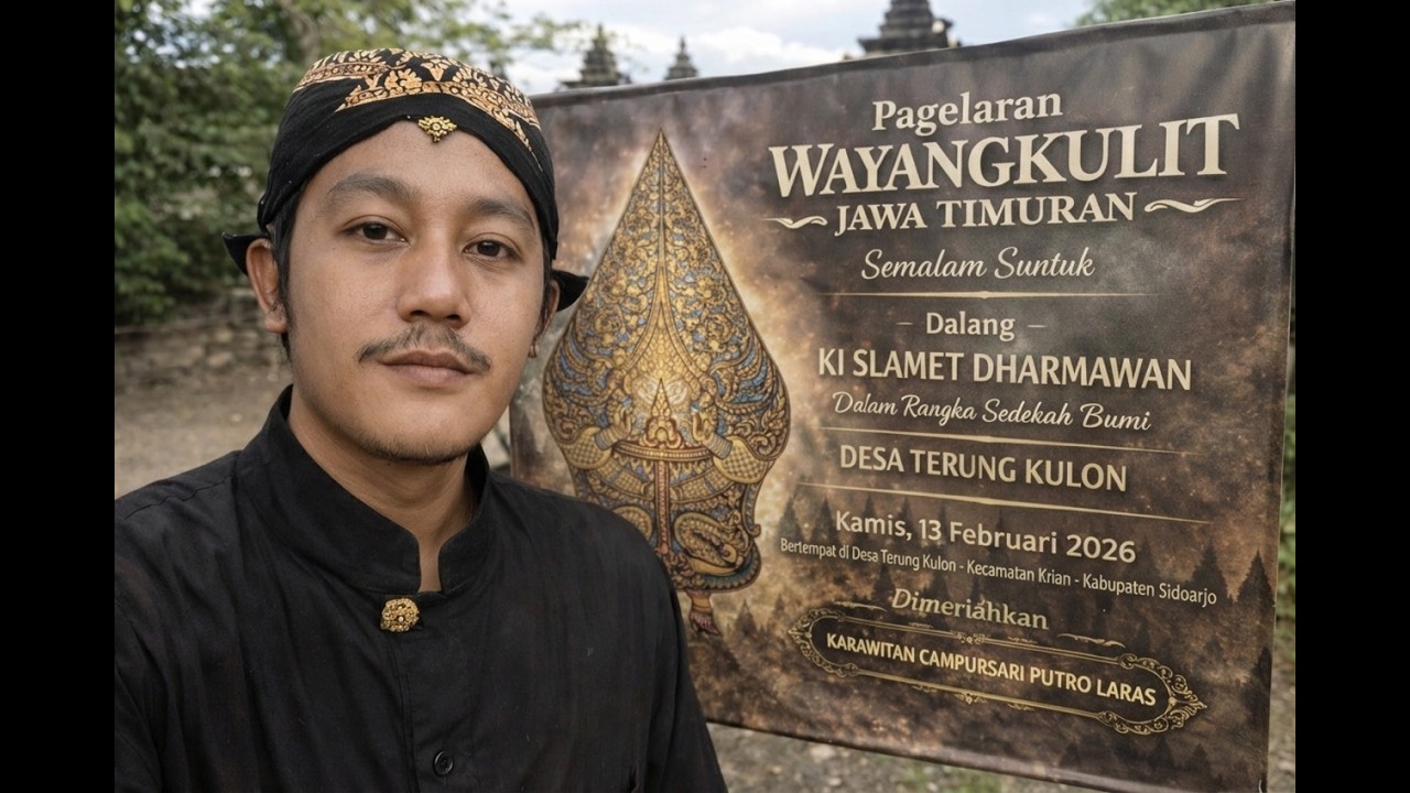 LIVE PAGELARAN WAYANG KULIT KI  DALANG SLAMET DHARMAWAN