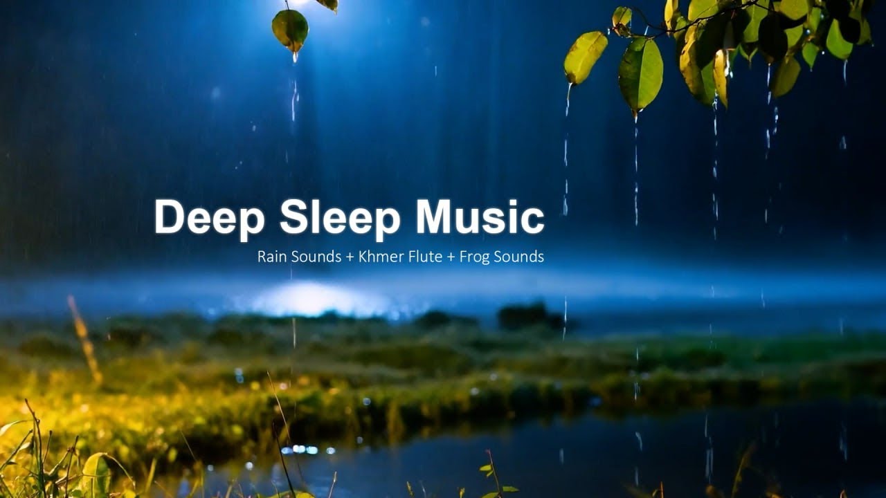 Relaxing Khmer Flute Music with Rain | Deep Sleep, Healing & Emotional Calm