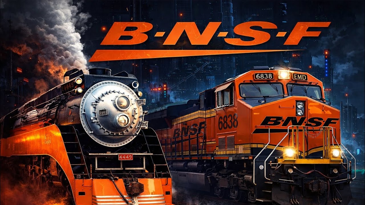 BNSF RAILWAY (OBSIDIAN PRODUCTIONS)(MUSIC)(DARK SYNTHWAVE) 