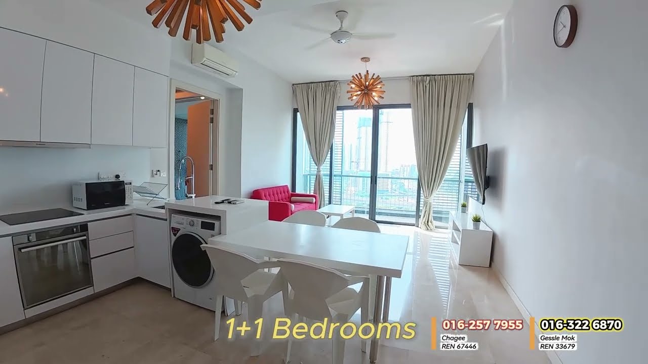 STUNNING 1+1 BEDROOM FOR RENT | VOGUE at KL ECO CITY | FULLY FURNISHED Listing No 001