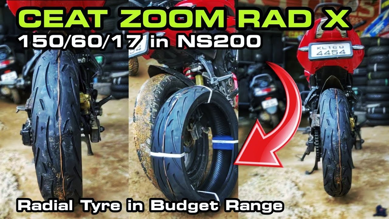 CEAT ZOOM RAD X 150/60/17 In My NS200