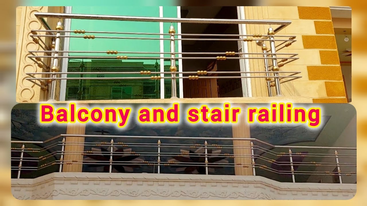 balcony design | SS railing | stainless Steel railing  | railing design  |adil steel works