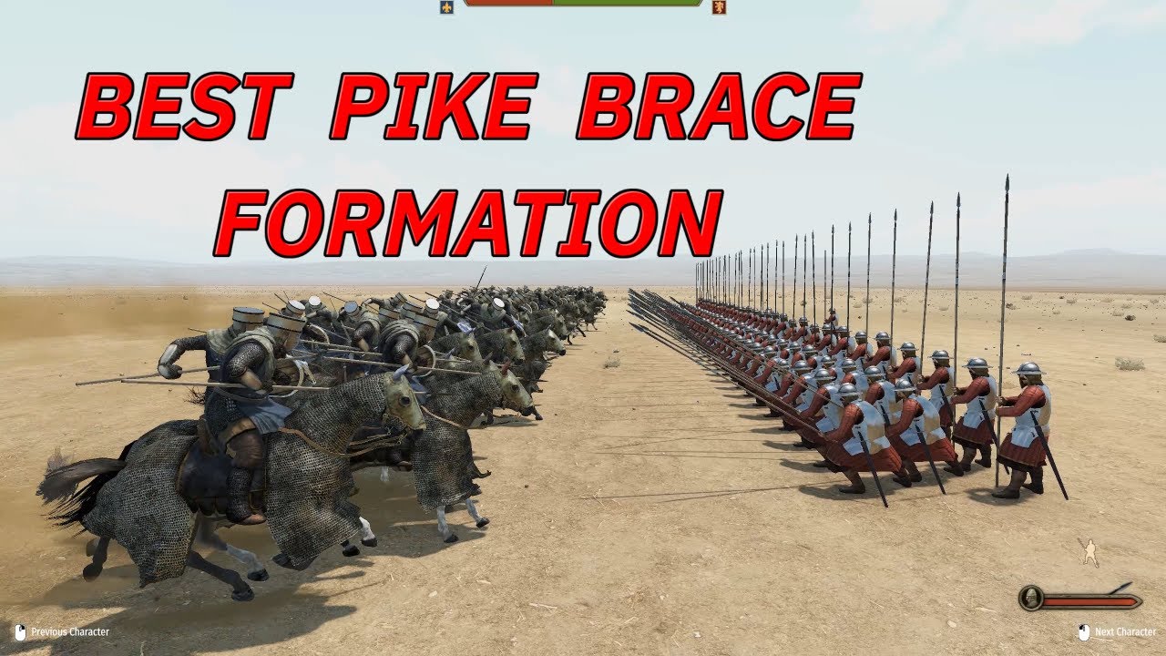 Best Pike Brace Formation - Bannerlord