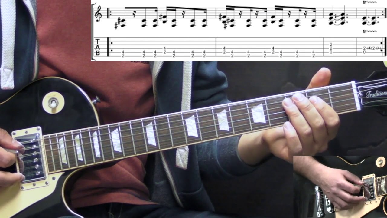 UFO - This Kid's - (Rhythm Guitar) Rock Lesson (w/Tabs)