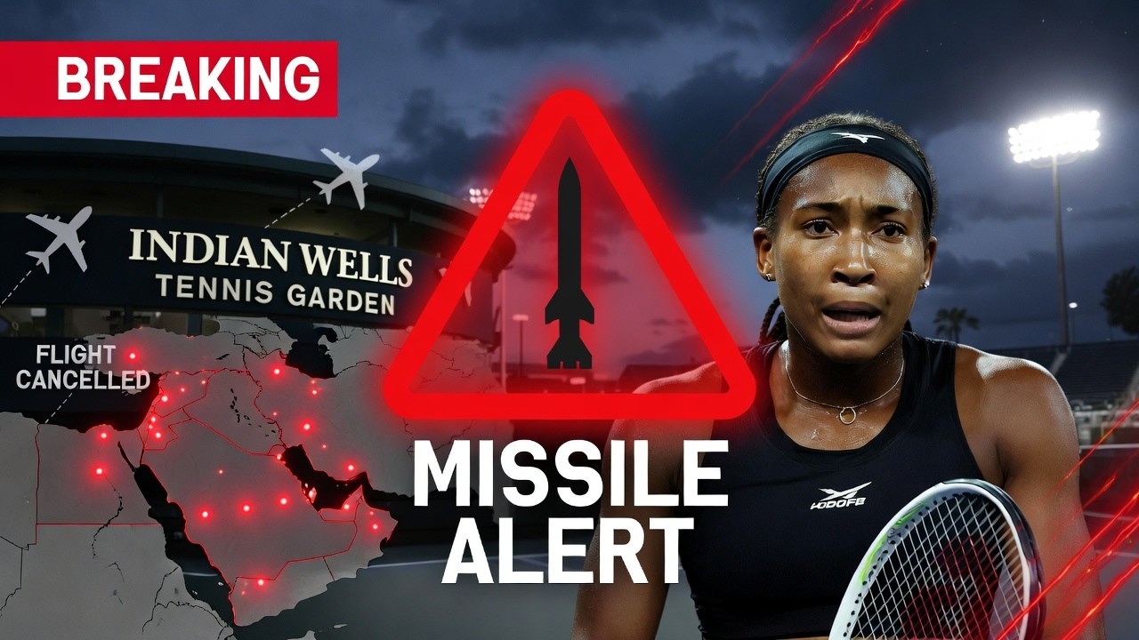 COCO GAUFF REVEALS COACH STUCK IN MIDDLE EAST AS TRAVEL CHAOS HITS INDIAN WELLS