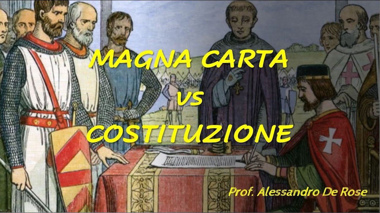 Magna Carta Libertatum e Costituzione Italiana: norme a confronto. Dalle origini storiche alle norme