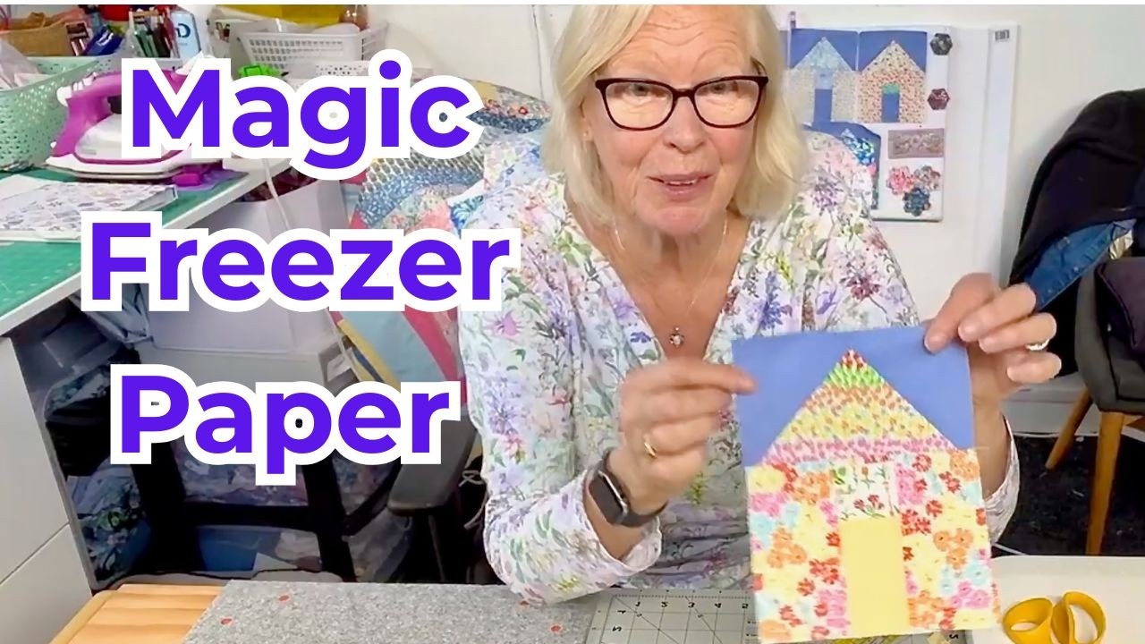 FREEZER PAPER QUILTING IS MAGIC 💖 Let's beat the Foundation Paper blues & use Freezer Paper instead!