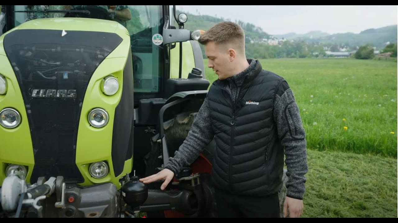 Die einstellbare hydropneumatische Auflagendruckentlastung MU-SOFA®  - für alle Frontanbaugeräte