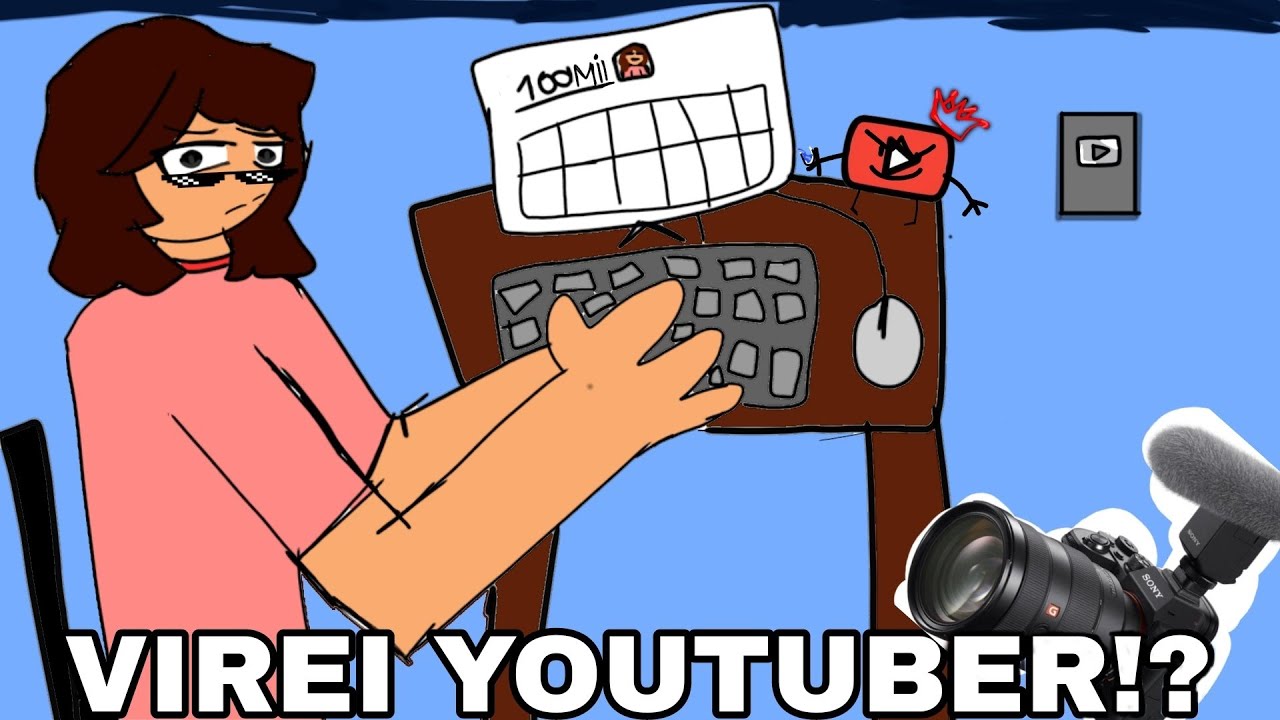 Virei uma YOUTUBER no Roblox!! 😱 (Será que fiquei rica?)
