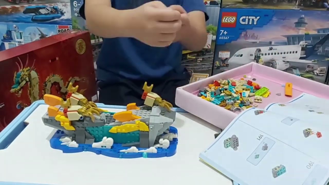 去年未上片之樂高80112龍年樂高盒組開箱#LEGO80112#