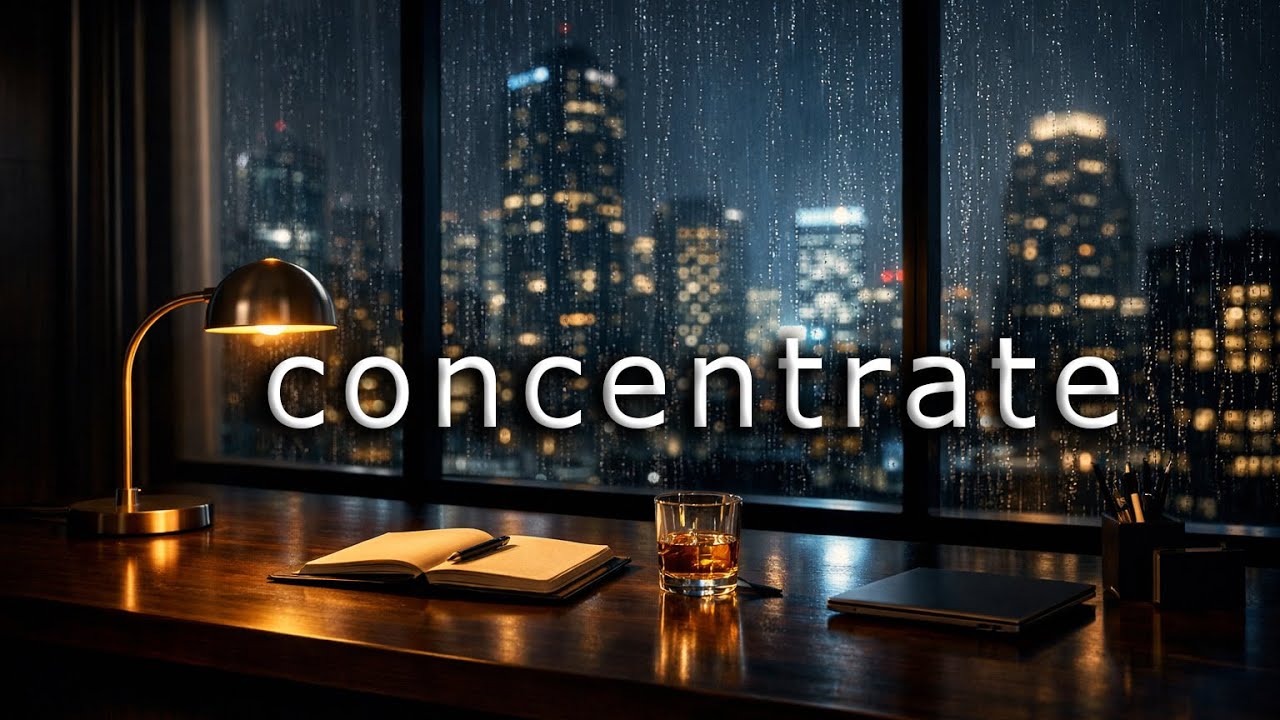 Concentrate Like a PRO and Achieve Great Things | Slow Sad Music for Deep Focus & Work 🌧️