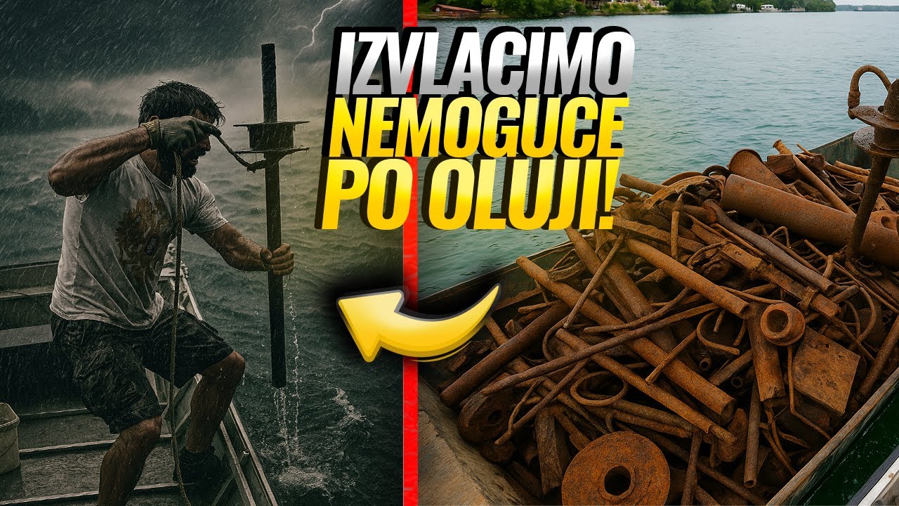 OLUJA NAS NIJE ZAUSTAVILA! *najopasnije pecanje magnetom do sada*
