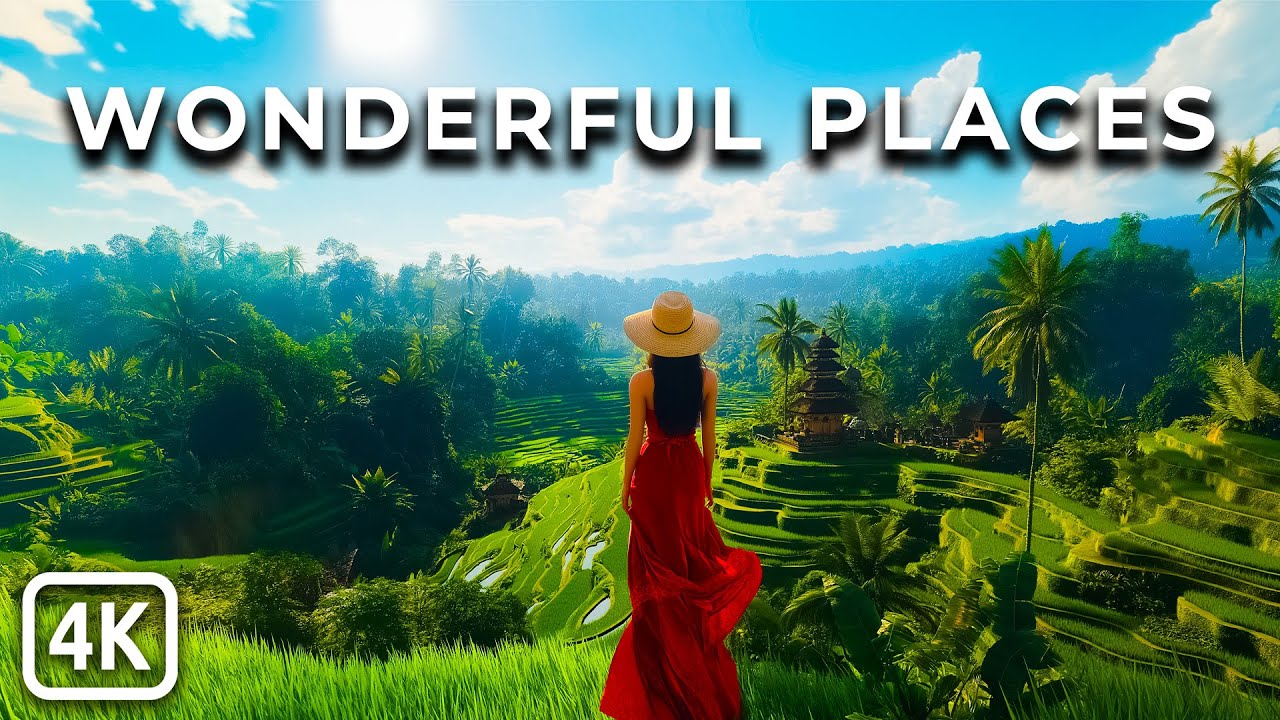 World's Most Beautiful Places 4K: Stunning Drone Views with Soothing Music