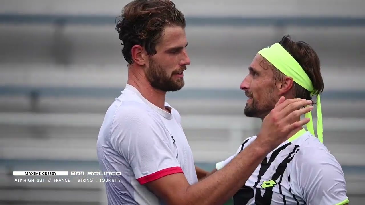 Who is Maxime Cressy? Serve and volley revivalist