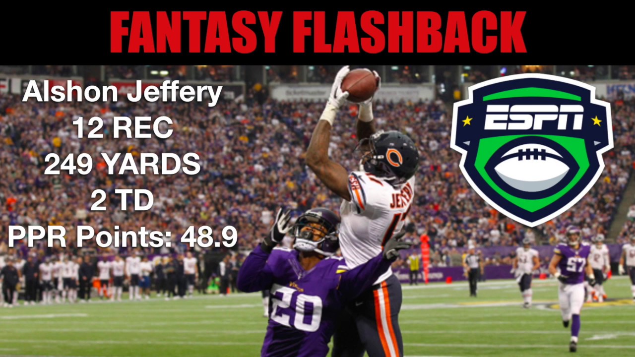 Fantasy Flashback: Alshon Jeffery 48.9 Points vs Vikings 2013
