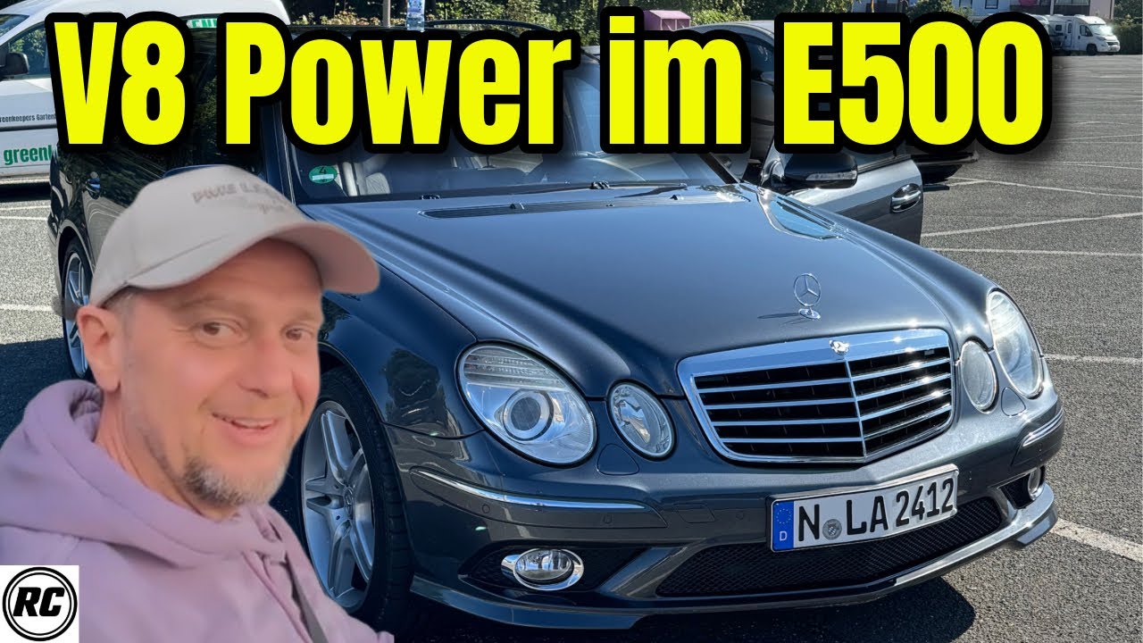 😎 🔥🚘 Mercedes W211 E500 POV – V8 Autobahn-POWER über 200 km/h!