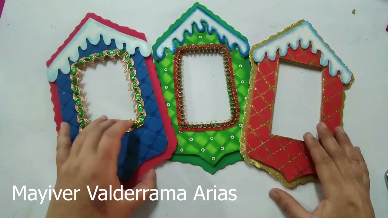 Suichero navideño en foamy. Por: Mayiver Valderrama Arias