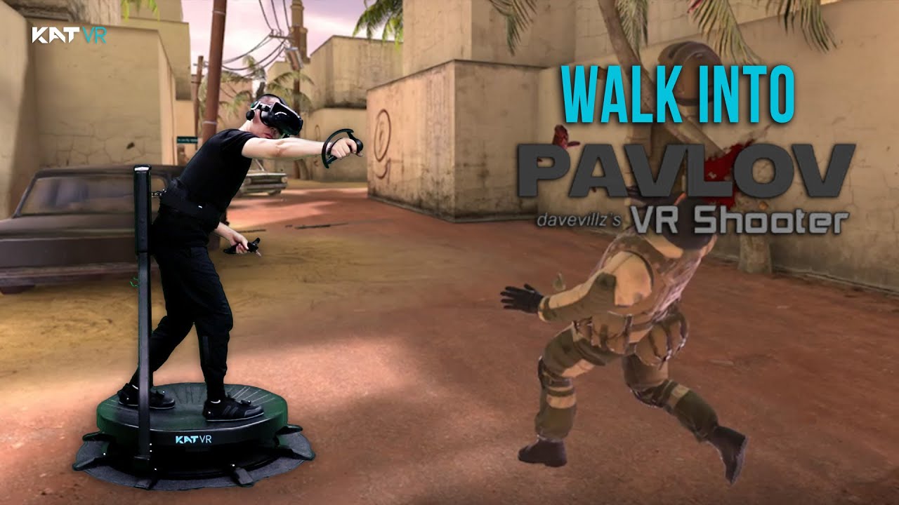 Walk Into PAVLOV on KAT Walk C - First Personal VR Treadmill!
