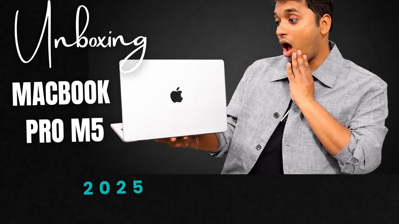 MacBook Pro M5 (2025) India Unboxing | Price, Setup & First Look