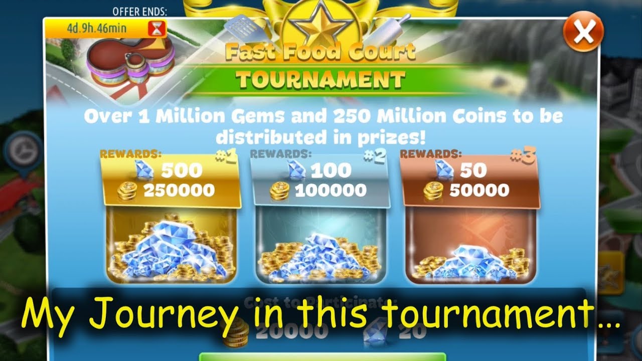 FFC Tournament = Did we manage to get TOP 10??? My thoughts reveal (Cooking Fever - Fast Food Court)