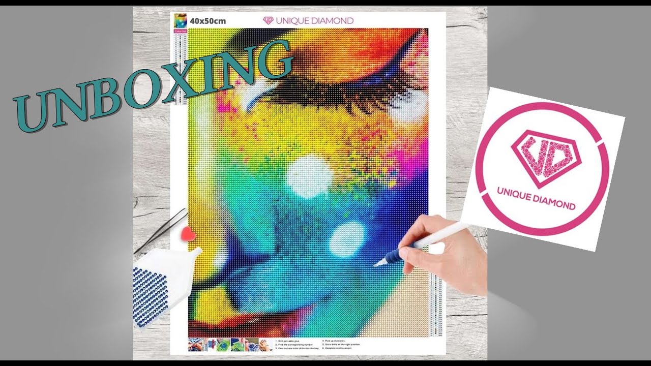 Unique Diamond Painting - Unboxing