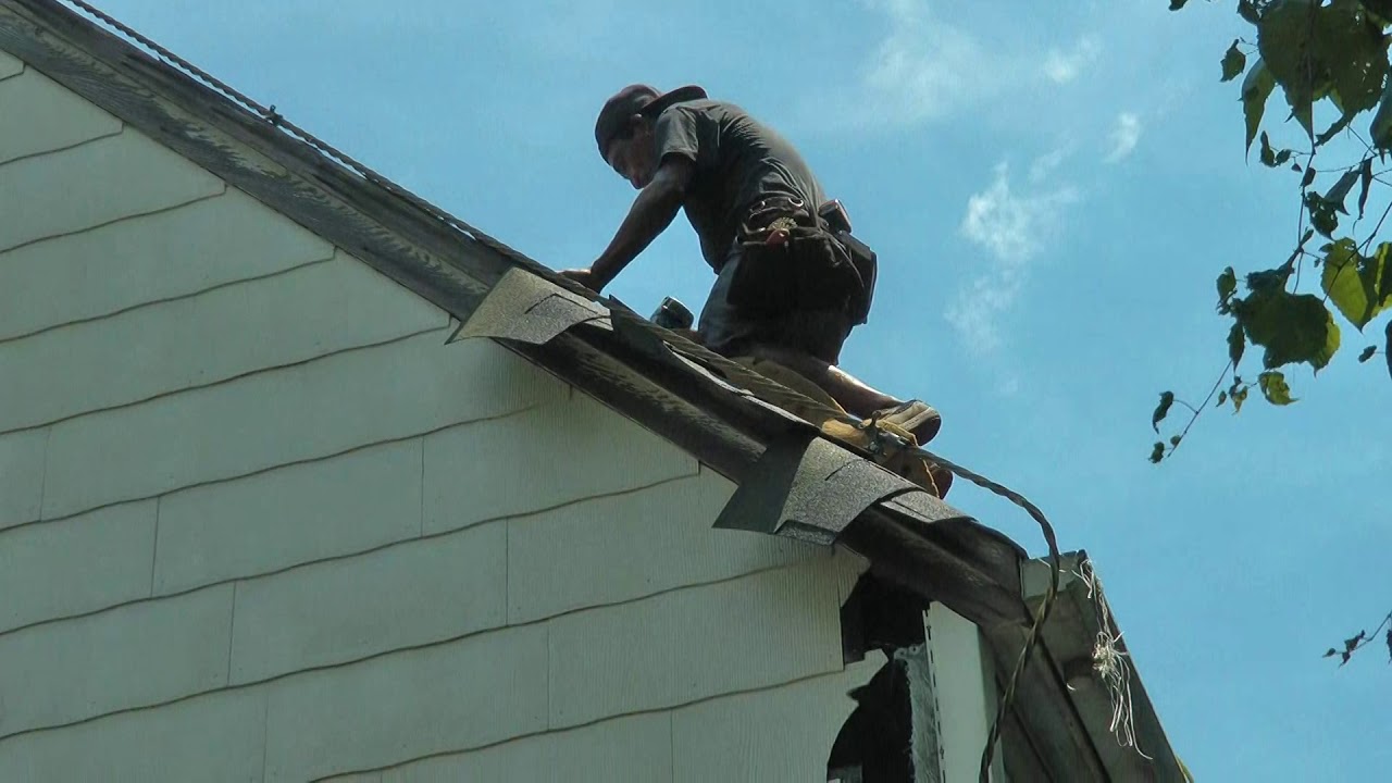 Putting Shingles on Steep Roof