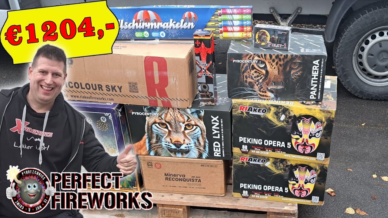 VOOR MEER DAN 1200,00 EURO VUURWERK TESTEN BU PERFECT FIREWORKS!!! (6/1)
