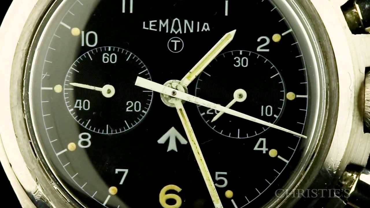 Lemania Military Two Button Chronograph | Watch Shop