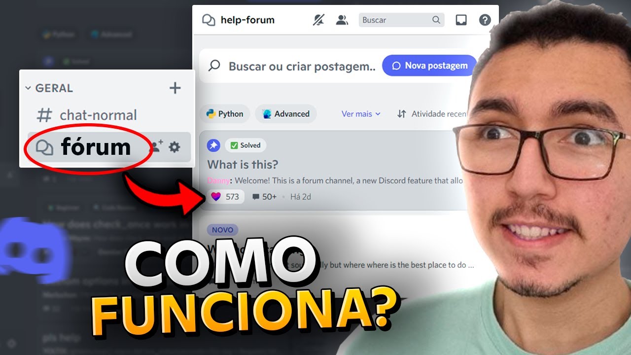 CHEGOU!! Canais de F&Oacute;RUM para TODOS SERVIDORES no Discord!!