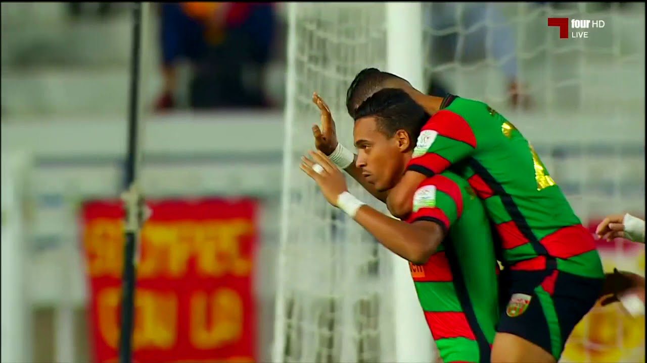 البطولات العربية: الموسم 18-19 - أهداف المباراة : مولودية الجزائر 2 - 1 نصر حسين داي (ديربي الجزائر)