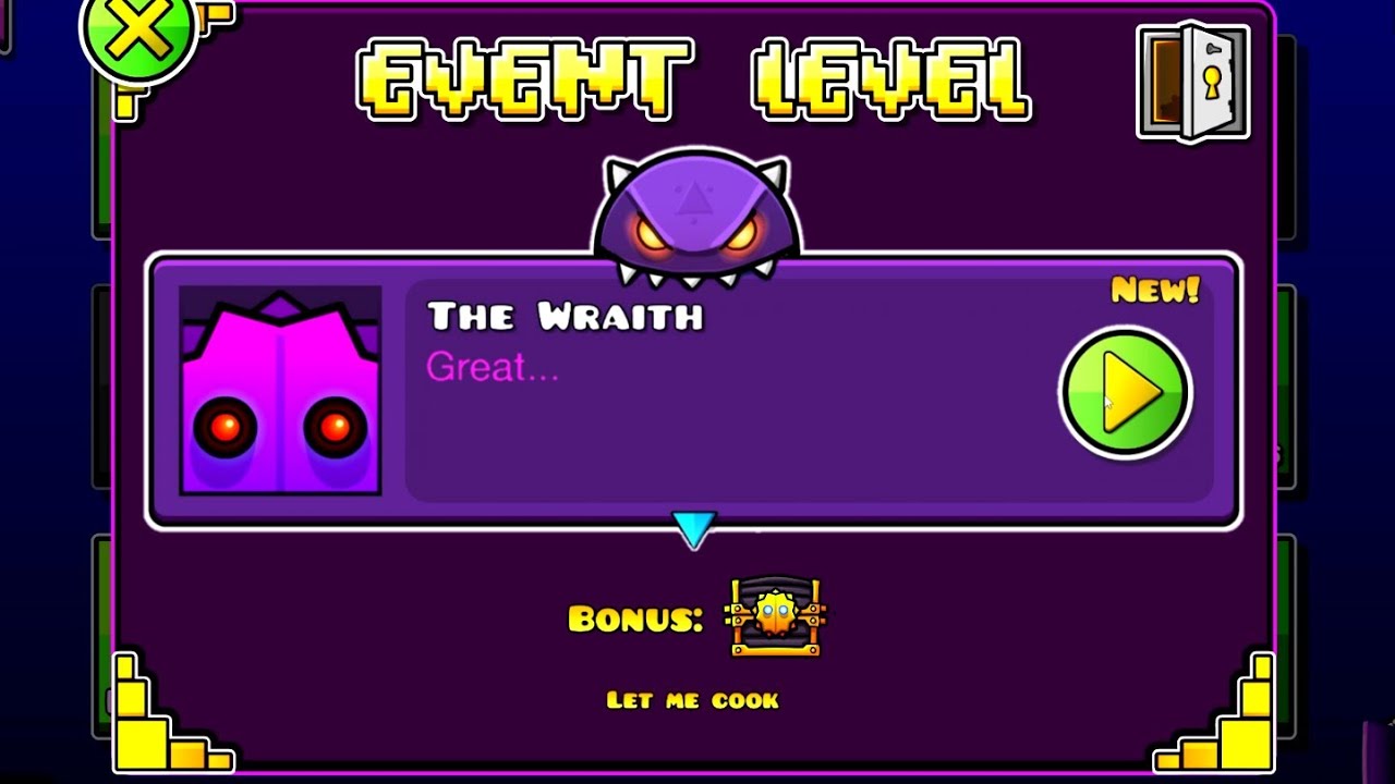 THE WRAITH ALL 35 CODES  +  (All Event / Weekly / Daily Levels) | Geometry Dash 2.207