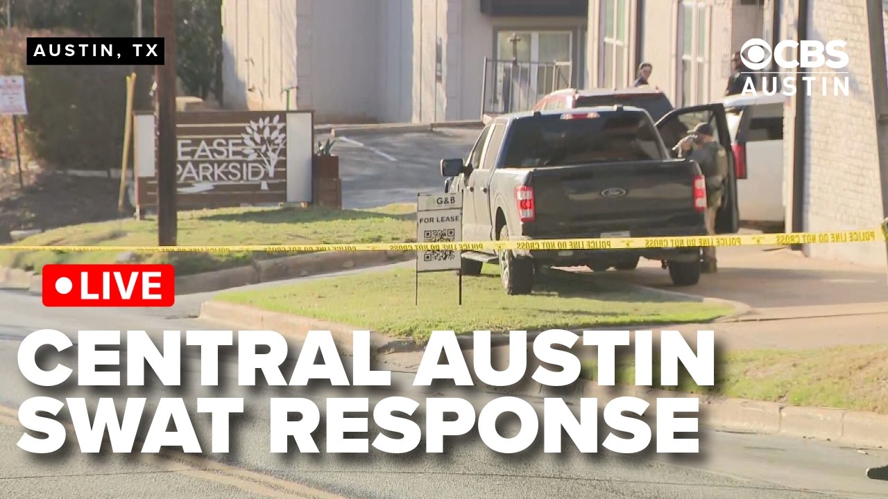 WATCH LIVE: SWAT team responds to barricaded subject in Central Austin