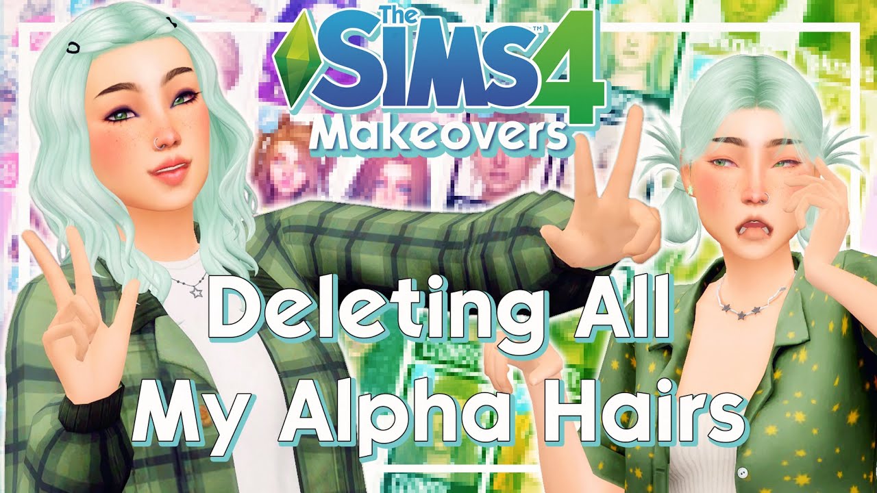 Why I Deleted All My Alpha CC 😬 in The Sims 4 | Maxis Match CC Makeover