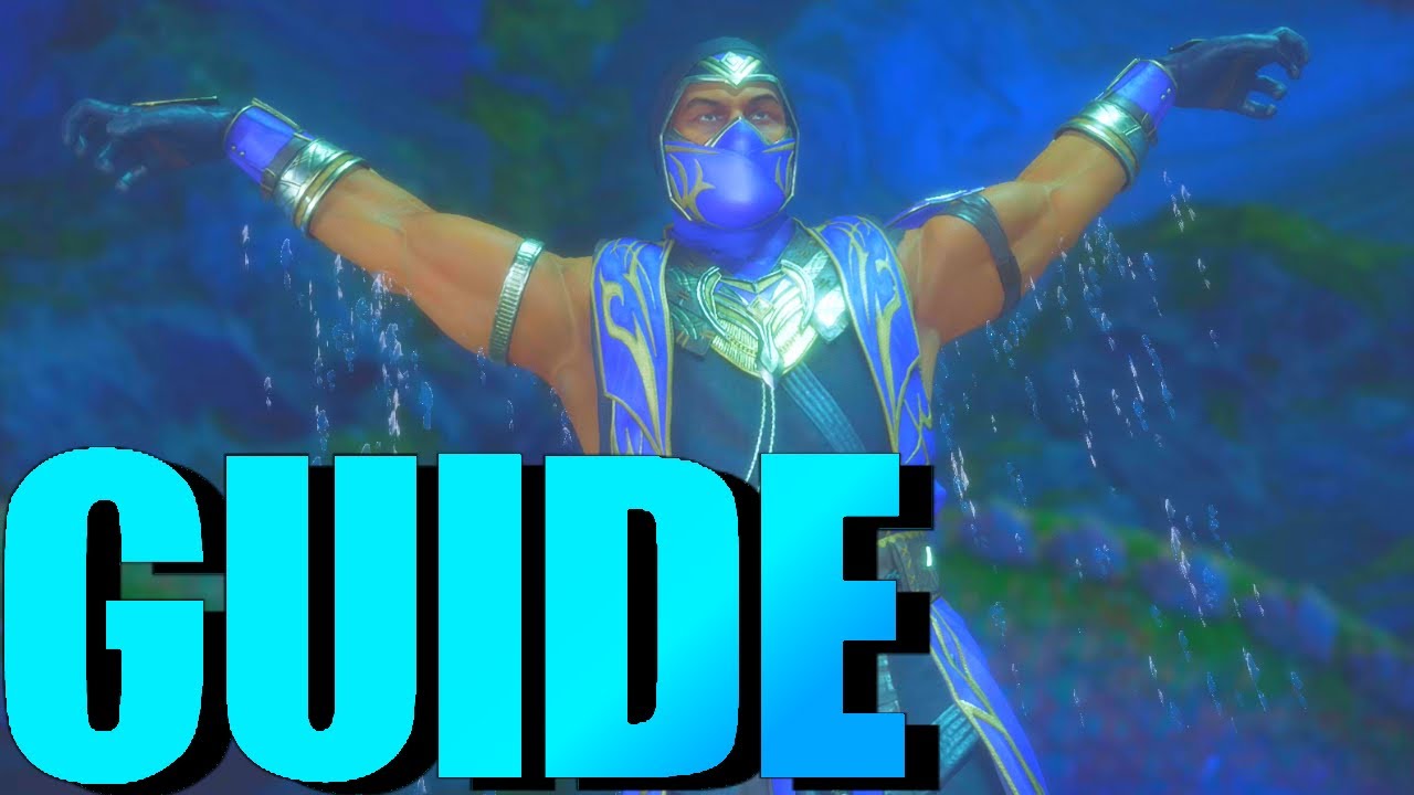 MK11- Rain COMBO GUIDE! (Water Ball, Quantum Slice) Mortal Kombat 11 Custom Variation Combos!