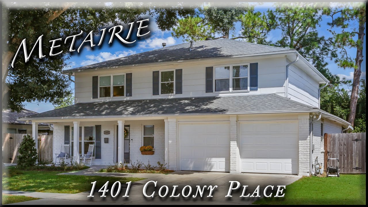 1401 Colony - Metairie Magnificence - Real Estate Walkthrough Series