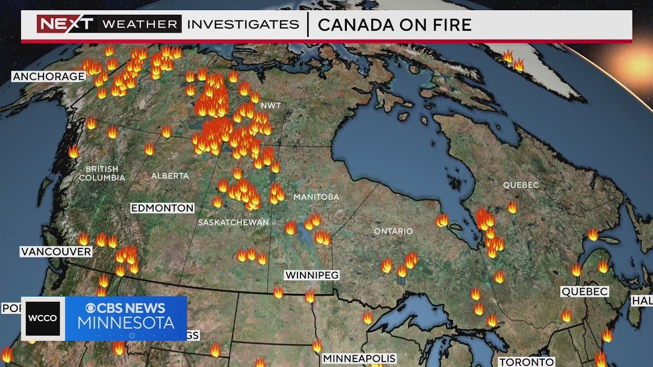 A look inside Canada's hub of operations as nation battles 5,000 wildfire