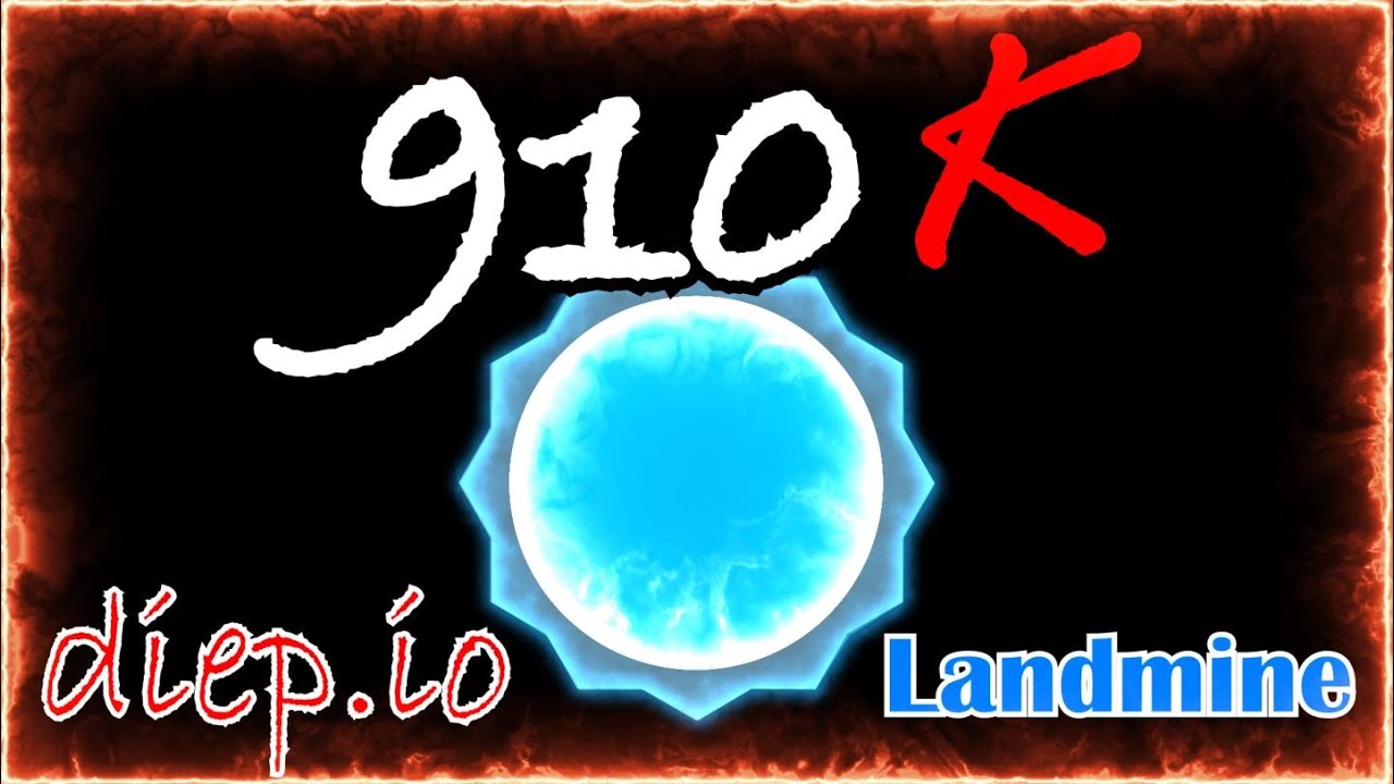 Diep.io - Landmine Smashing Tutorial (910K) | Turnaround #6